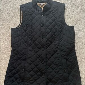 J. Jill Black Quilted Vests